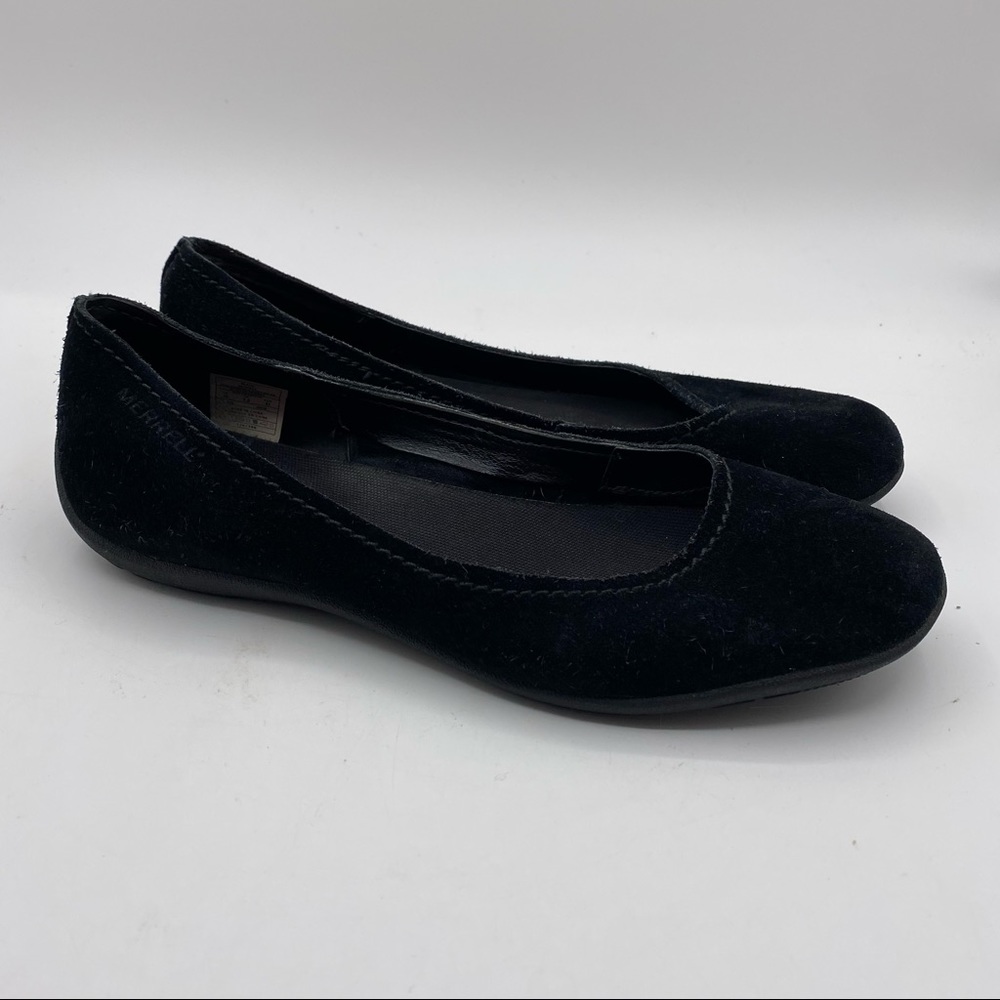 Black Women's Velvet Ballet Flats